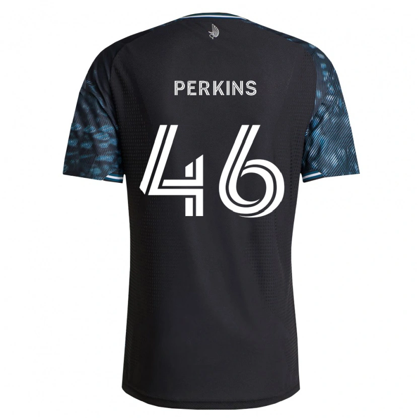 Danxen Pánské Keane Perkins #46 Černá Bílá Domů Hráčské Dresy 2026/27 Dres