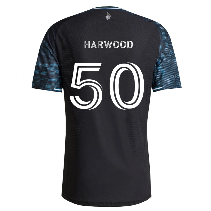 Danxen Pánské Max Harwood #50 Černá Bílá Domů Hráčské Dresy 2026/27 Dres