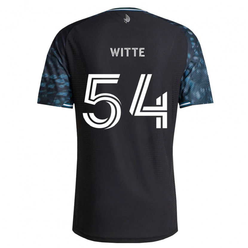 Danxen Pánské Alex Witte #54 Černá Bílá Domů Hráčské Dresy 2026/27 Dres