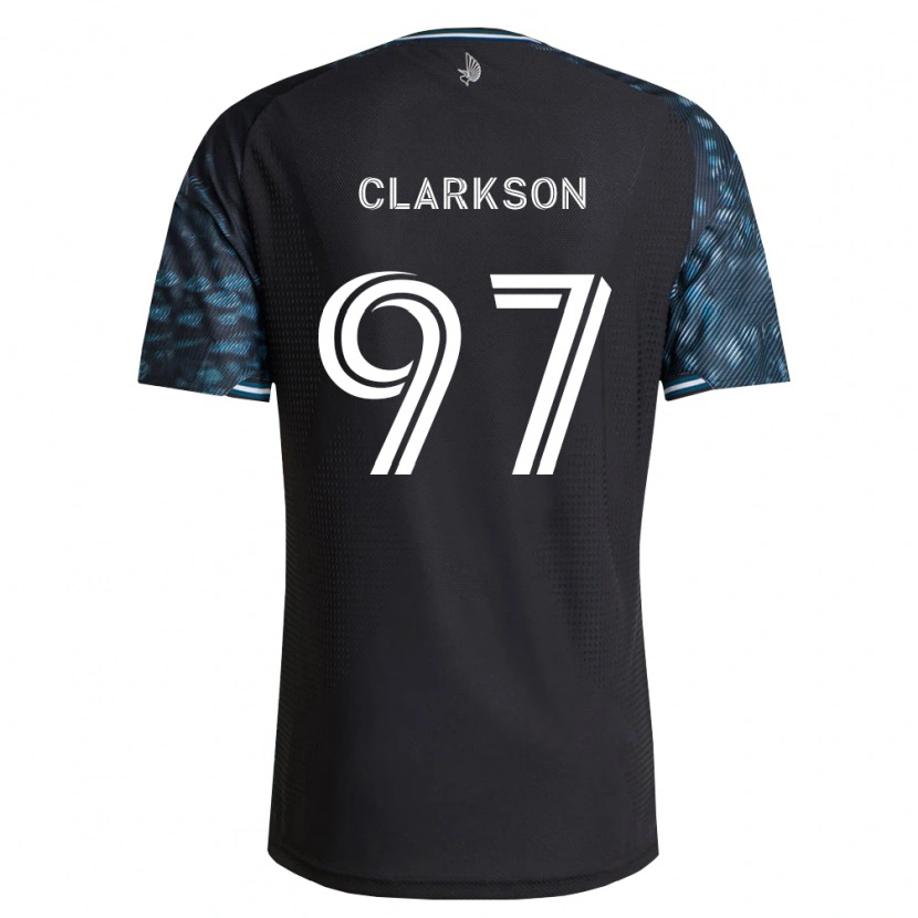 Danxen Pánské Jack Clarkson #97 Černá Bílá Domů Hráčské Dresy 2026/27 Dres