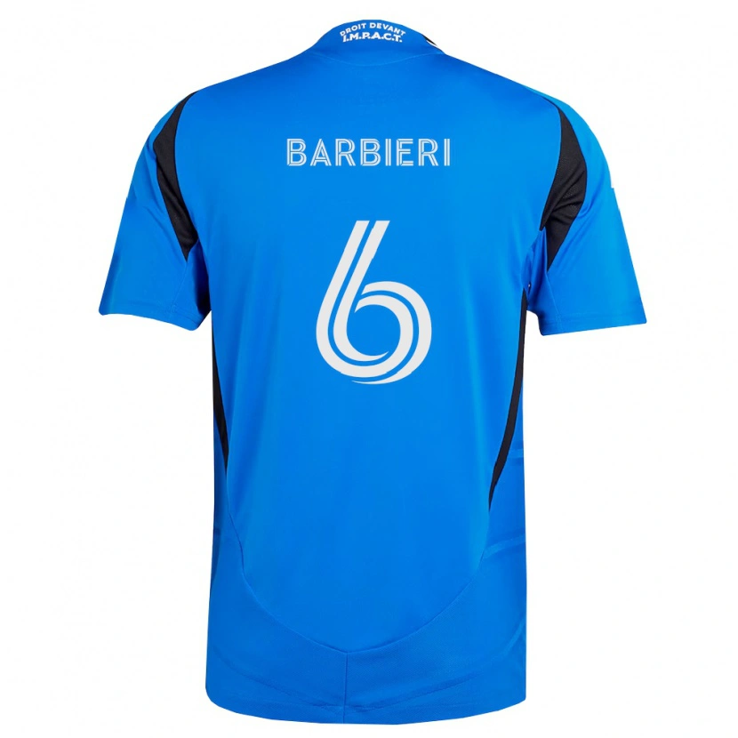 Danxen Pánské Juliano Barbieri #6 Modrá Bílá Černá Domů Hráčské Dresy 2026/27 Dres