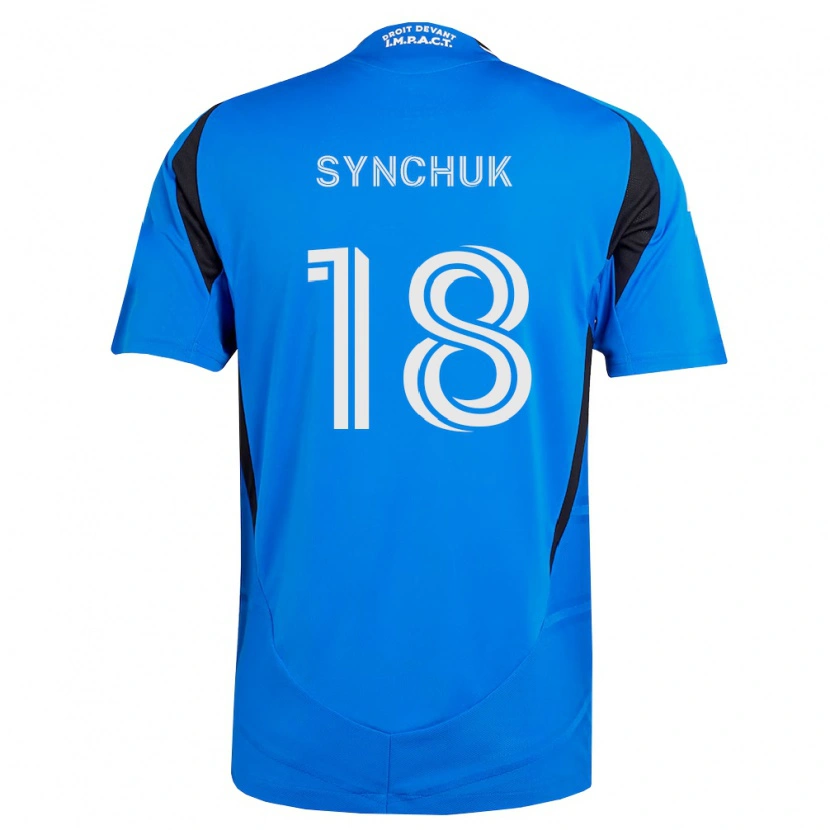 Danxen Pánské Gennadiy Synchuk #18 Modrá Bílá Černá Domů Hráčské Dresy 2026/27 Dres