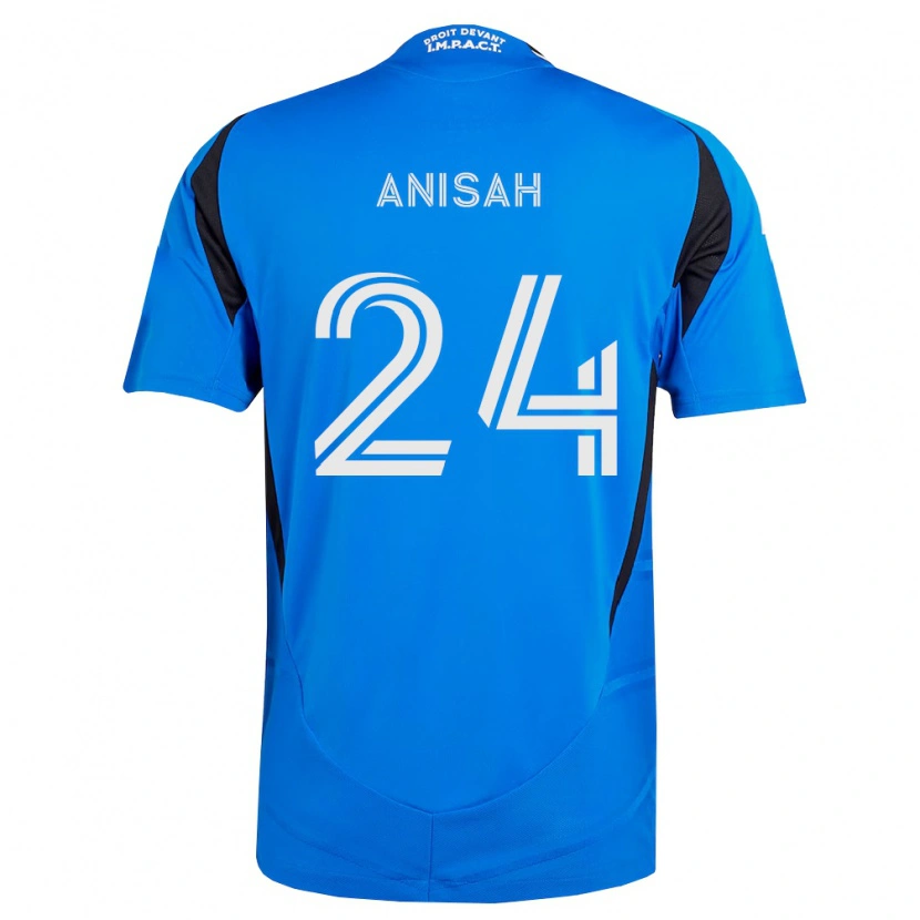 Danxen Pánské Yusuf Anisah #24 Modrá Bílá Černá Domů Hráčské Dresy 2026/27 Dres