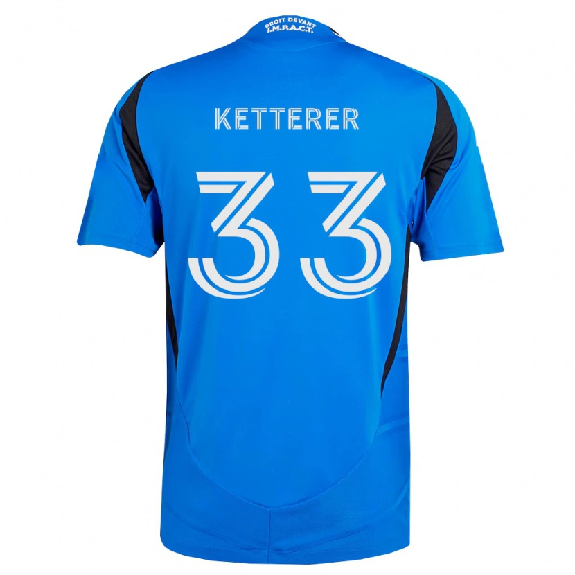 Danxen Pánské Logan Ketterer #33 Modrá Bílá Černá Domů Hráčské Dresy 2026/27 Dres