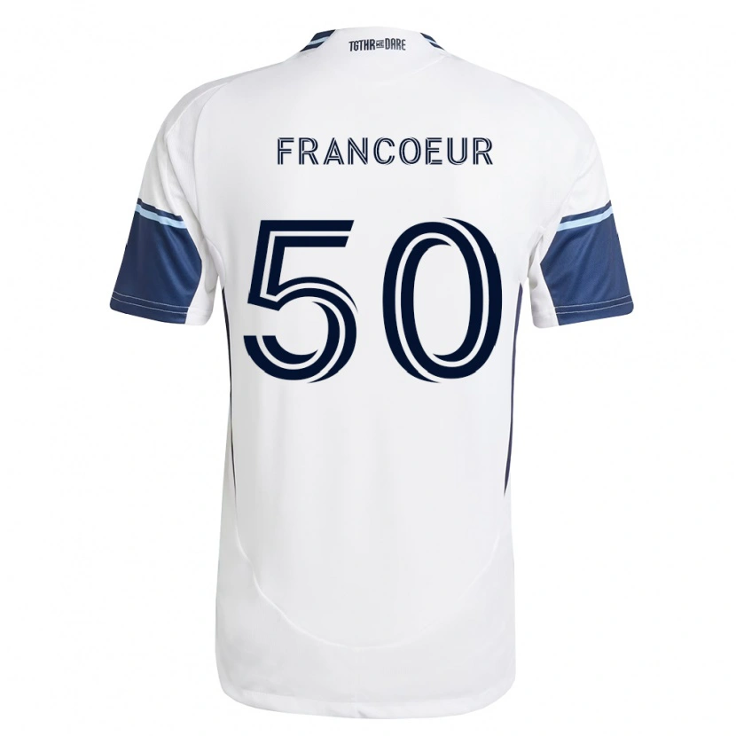 Danxen Pánské Isaac Francoeur #50 Bílá Královsky Modrá Domů Hráčské Dresy 2026/27 Dres