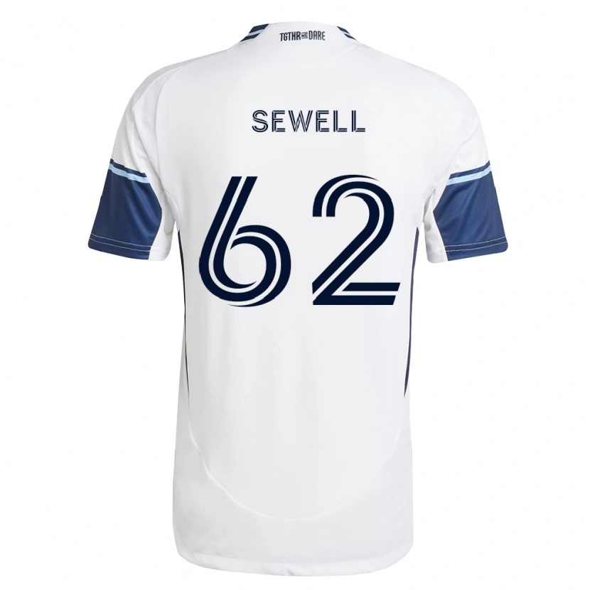 Danxen Pánské Ryder Sewell #62 Bílá Královsky Modrá Domů Hráčské Dresy 2026/27 Dres