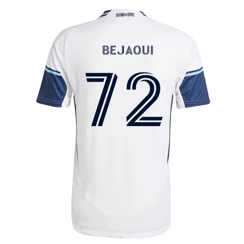 Danxen Pánské Aiden Bejaoui #72 Bílá Královsky Modrá Domů Hráčské Dresy 2026/27 Dres