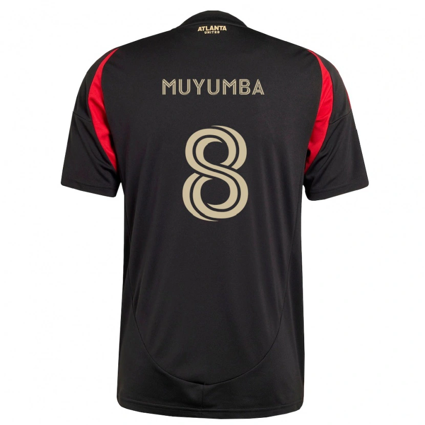 Danxen Pánské Tristan Muyumba #8 Černá Červená Domů Hráčské Dresy 2026/27 Dres