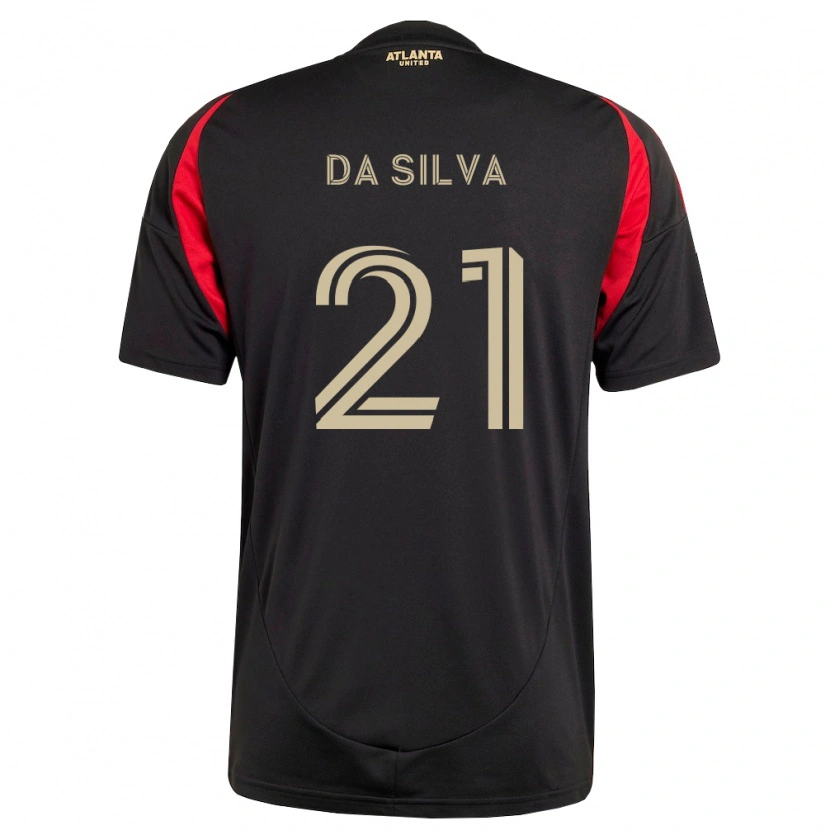 Danxen Pánské Lucas Da Silva #21 Černá Červená Domů Hráčské Dresy 2026/27 Dres