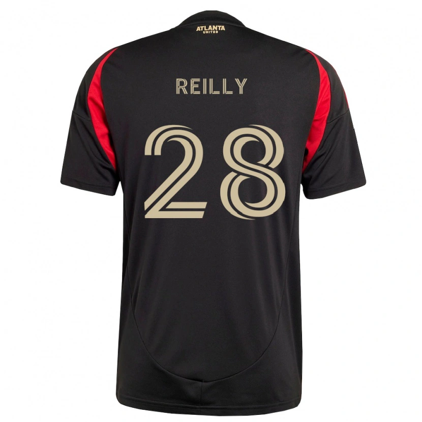 Danxen Pánské Will Reilly #28 Černá Červená Domů Hráčské Dresy 2026/27 Dres