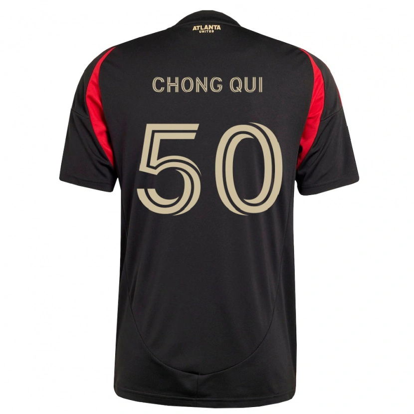 Danxen Pánské Dominik Chong Qui #50 Černá Červená Domů Hráčské Dresy 2026/27 Dres