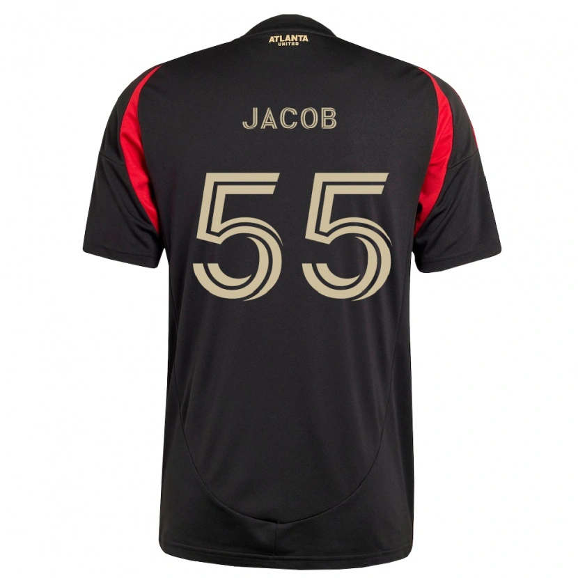 Danxen Pánské Tomás Jacob #55 Černá Červená Domů Hráčské Dresy 2026/27 Dres