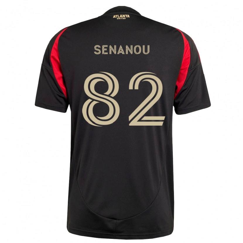 Danxen Pánské Matthew Senanou #82 Černá Červená Domů Hráčské Dresy 2026/27 Dres