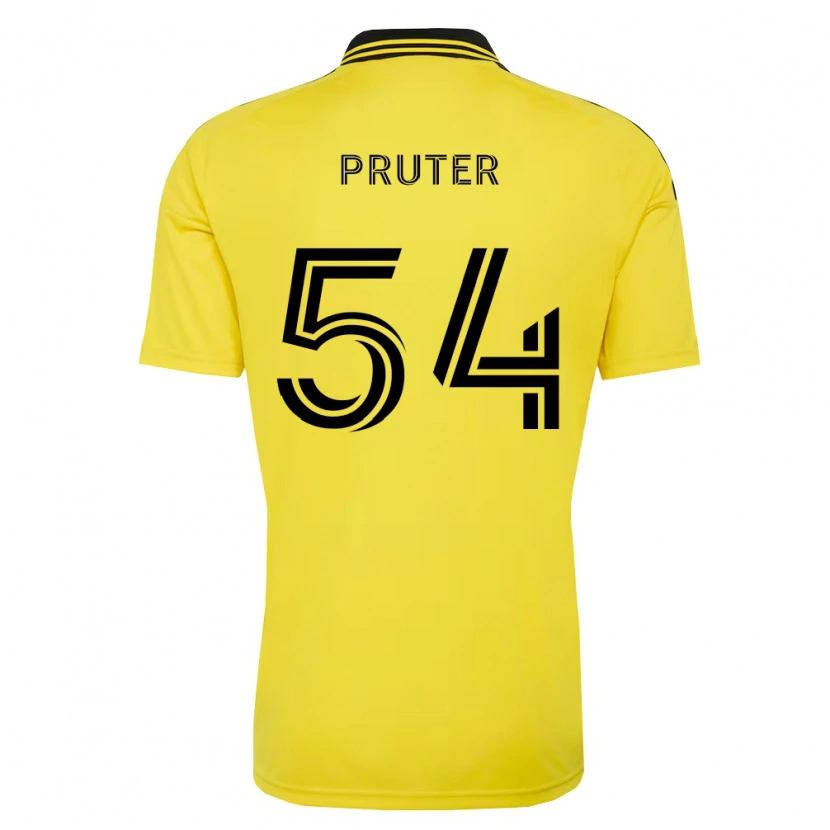 Danxen Pánské Luke Pruter #54 Žlutá Černá Domů Hráčské Dresy 2026/27 Dres