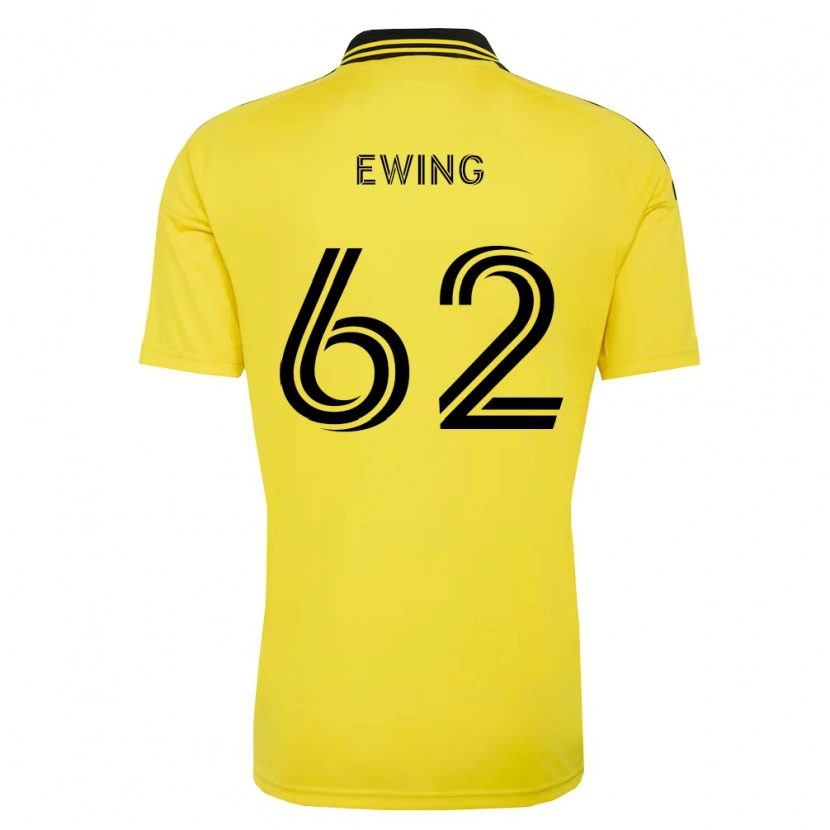 Danxen Pánské Immanuel Ewing #62 Žlutá Černá Domů Hráčské Dresy 2026/27 Dres