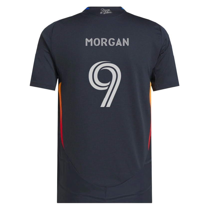 Danxen Pánské Lewis Morgan #9 Tmavě Šedá Červená Domů Hráčské Dresy 2026/27 Dres
