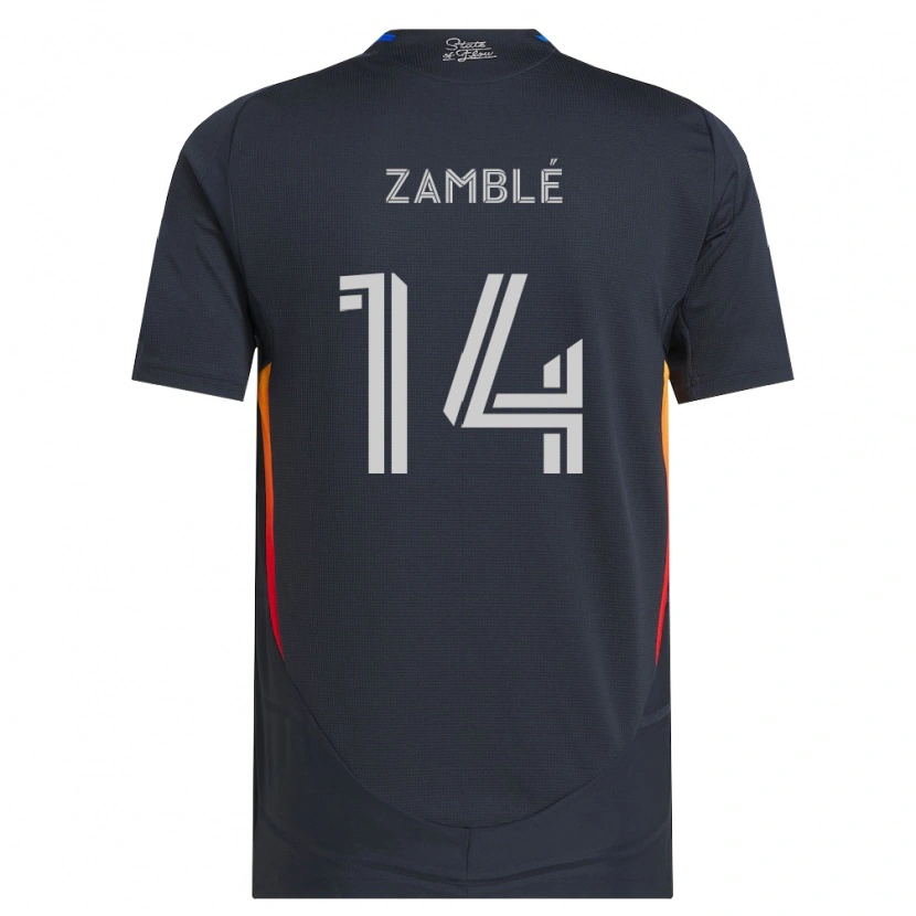 Danxen Pánské Bryan Zamblé #14 Tmavě Šedá Červená Domů Hráčské Dresy 2026/27 Dres