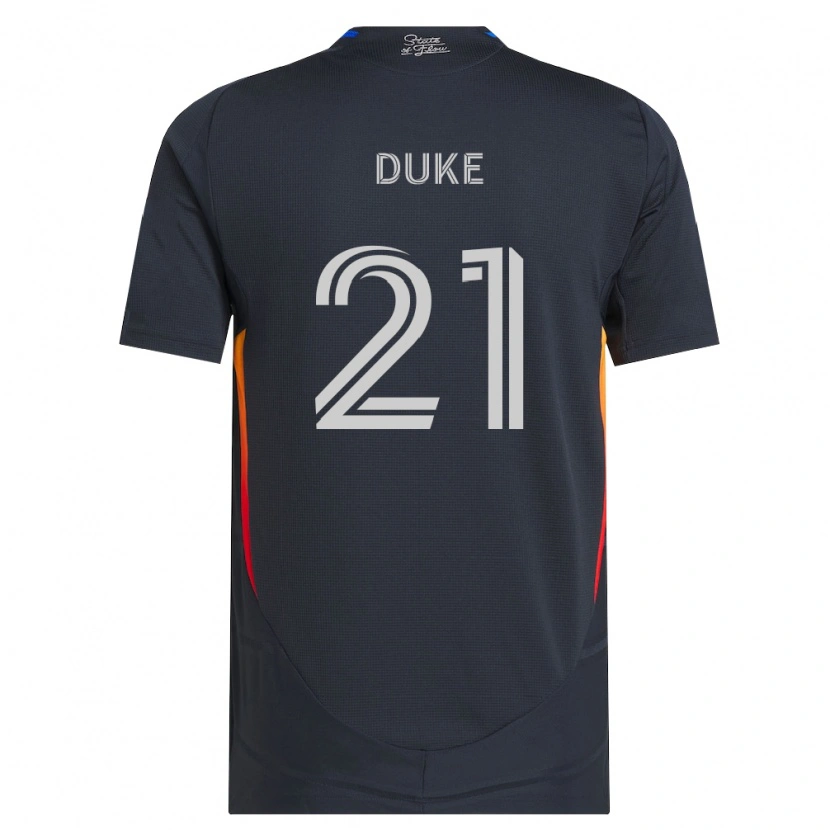 Danxen Pánské Bryce Duke #21 Tmavě Šedá Červená Domů Hráčské Dresy 2026/27 Dres