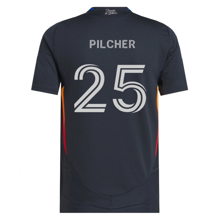 Danxen Pánské Ian Pilcher #25 Tmavě Šedá Červená Domů Hráčské Dresy 2026/27 Dres