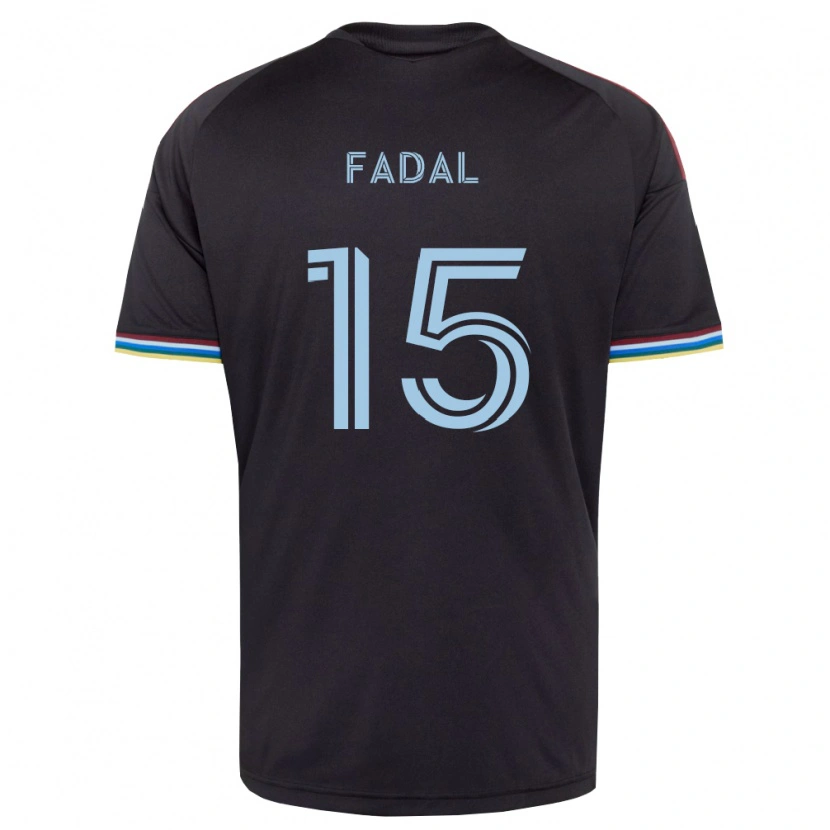 Danxen Pánské Ali Fadal #15 Černá Nebesky Modrá Domů Hráčské Dresy 2026/27 Dres