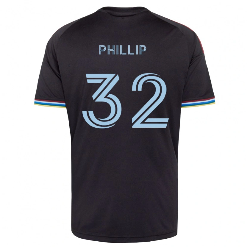 Danxen Pánské Donavan Phillip #32 Černá Nebesky Modrá Domů Hráčské Dresy 2026/27 Dres