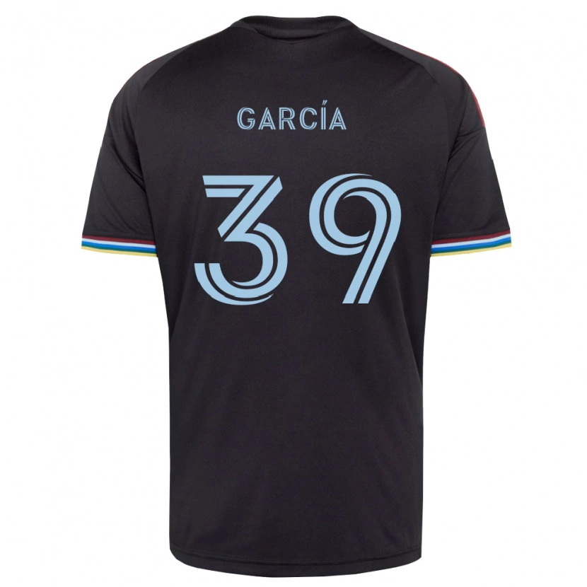 Danxen Pánské Luis García #39 Černá Nebesky Modrá Domů Hráčské Dresy 2026/27 Dres