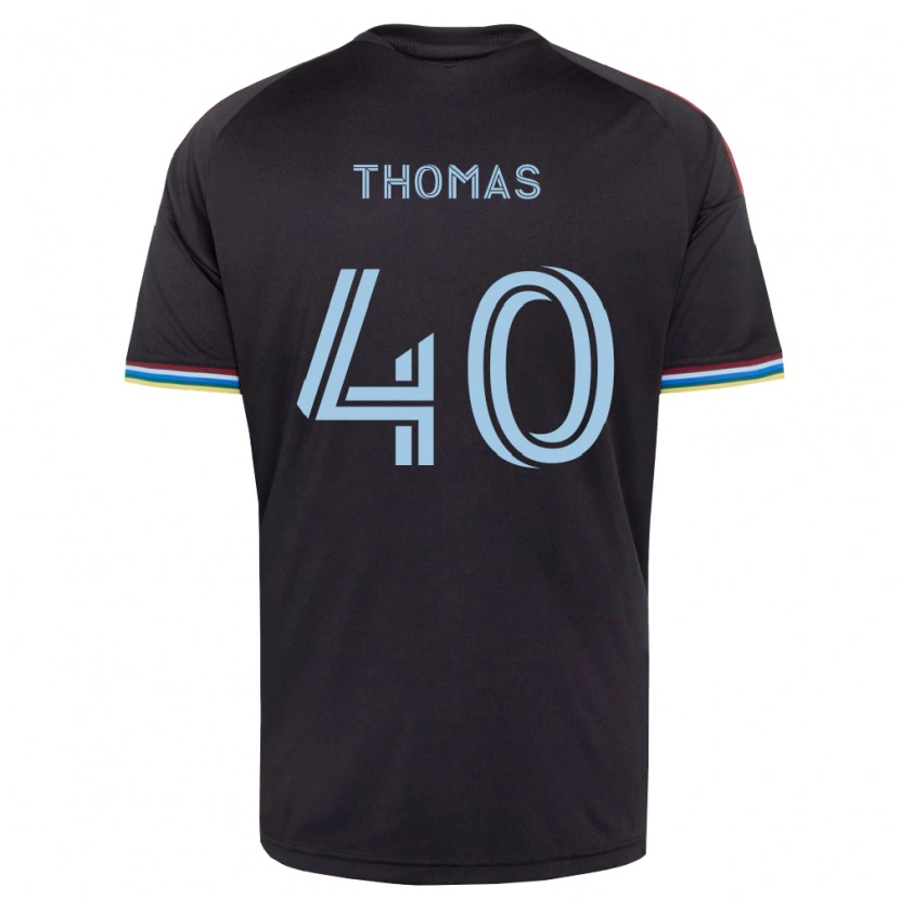 Danxen Pánské Kai Thomas #40 Černá Nebesky Modrá Domů Hráčské Dresy 2026/27 Dres