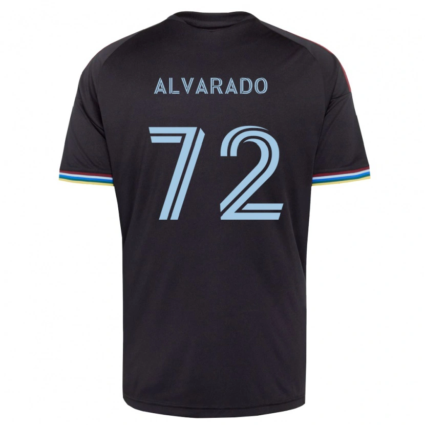 Danxen Pánské Miguel Alvarado #72 Černá Nebesky Modrá Domů Hráčské Dresy 2026/27 Dres