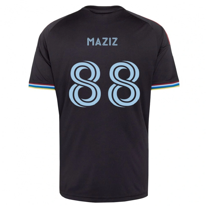 Danxen Pánské Youssef Maziz #88 Černá Nebesky Modrá Domů Hráčské Dresy 2026/27 Dres