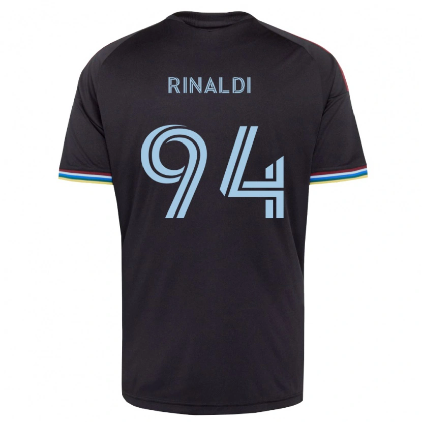 Danxen Pánské Vincent Rinaldi #94 Černá Nebesky Modrá Domů Hráčské Dresy 2026/27 Dres