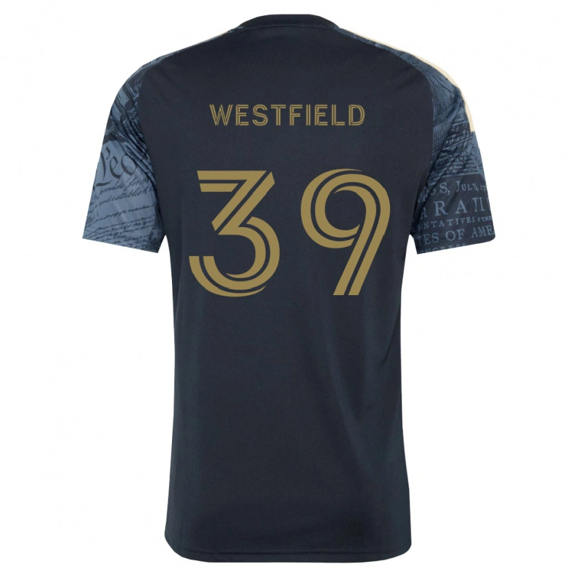 Danxen Pánské Frankie Westfield #39 Tmavě Modrá Hnědá Domů Hráčské Dresy 2026/27 Dres