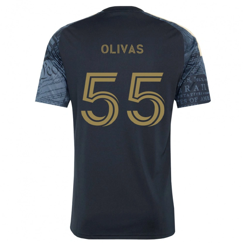 Danxen Pánské Sal Olivas #55 Tmavě Modrá Hnědá Domů Hráčské Dresy 2026/27 Dres
