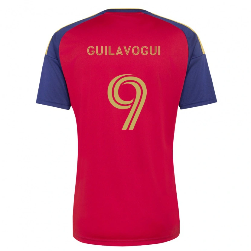 Danxen Pánské Morgan Guilavogui #9 Královsky Modrá Hnědá Červená Domů Hráčské Dresy 2026/27 Dres