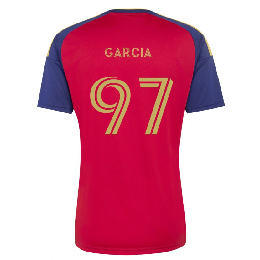 Danxen Pánské Gilberto Garcia #97 Královsky Modrá Hnědá Červená Domů Hráčské Dresy 2026/27 Dres