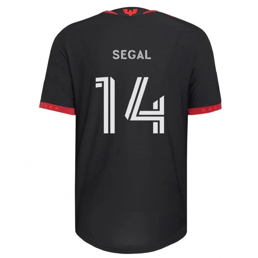 Danxen Pánské Gabriel Segal #14 Černá Bílá Červená Domů Hráčské Dresy 2026/27 Dres