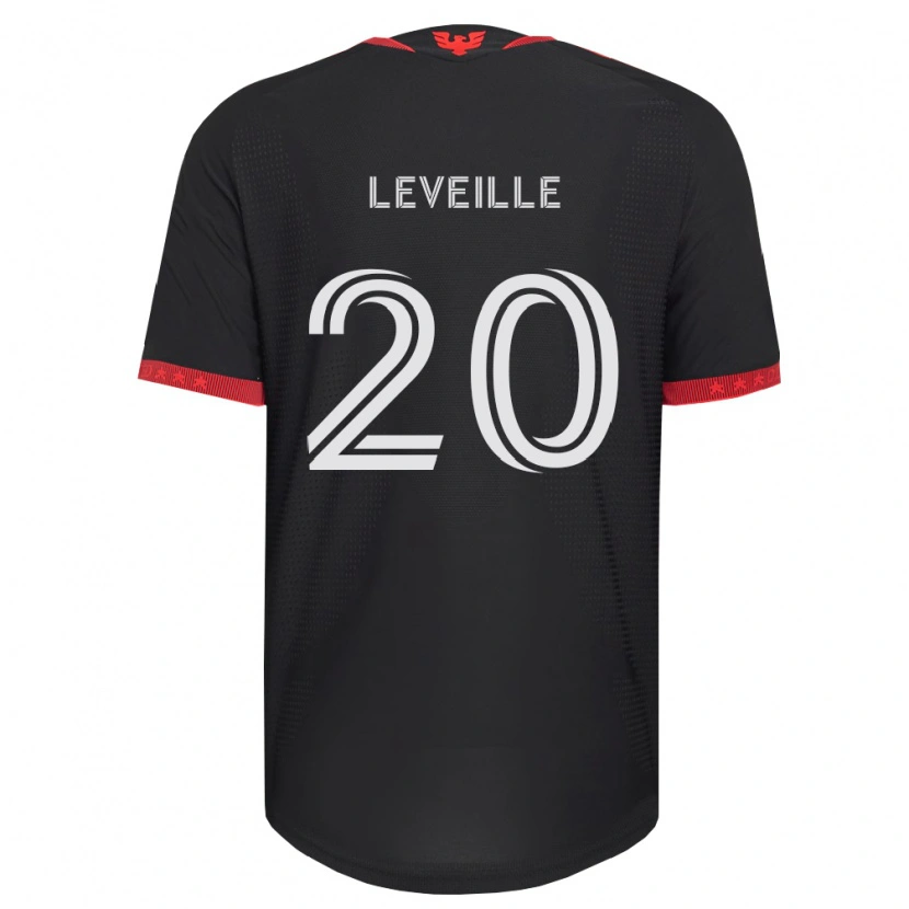 Danxen Pánské Grant Leveille #20 Černá Bílá Červená Domů Hráčské Dresy 2026/27 Dres
