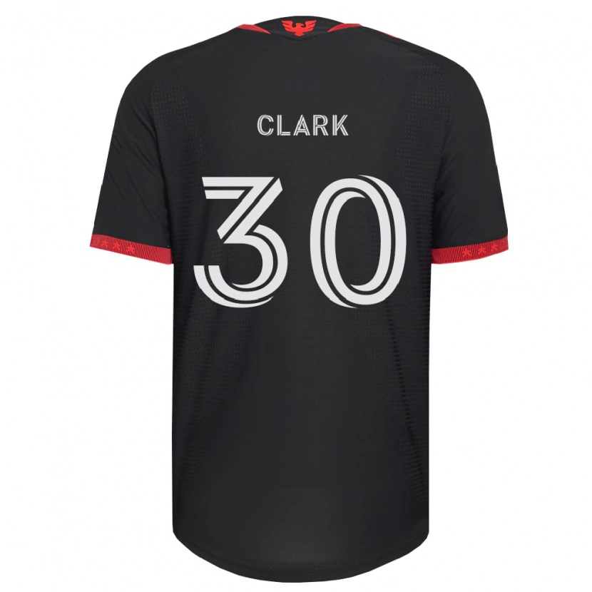 Danxen Pánské Caden Clark #30 Černá Bílá Červená Domů Hráčské Dresy 2026/27 Dres