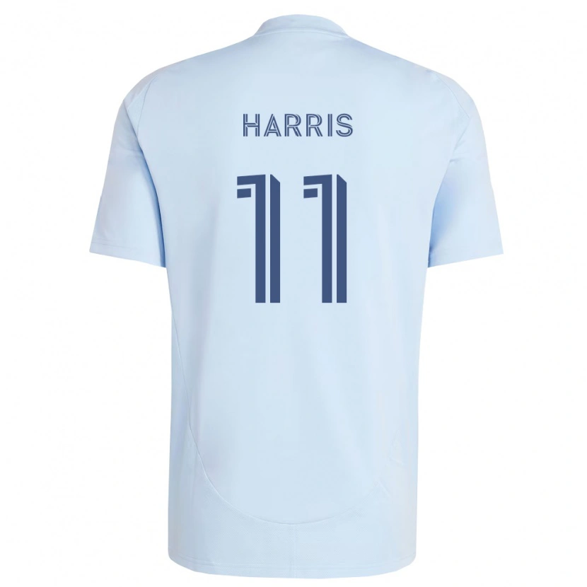 Danxen Pánské Calvin Harris #11 Světle Modrá Světle Šedá Domů Hráčské Dresy 2026/27 Dres