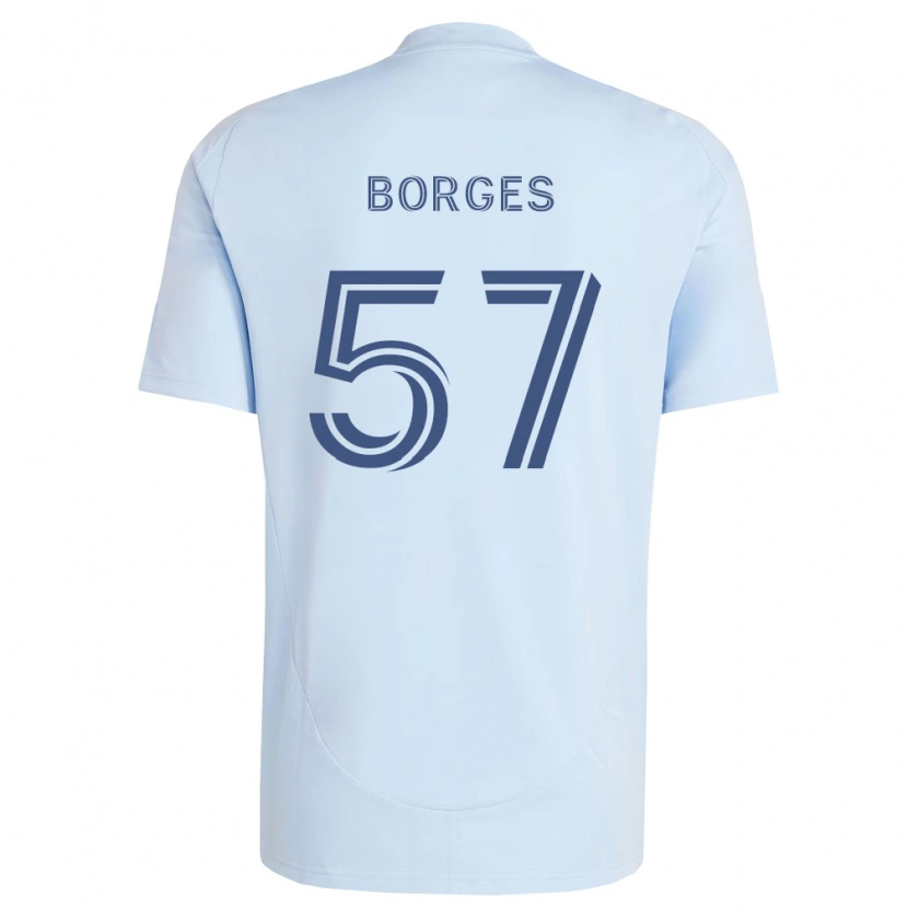 Danxen Pánské Diego Borges #57 Světle Modrá Světle Šedá Domů Hráčské Dresy 2026/27 Dres