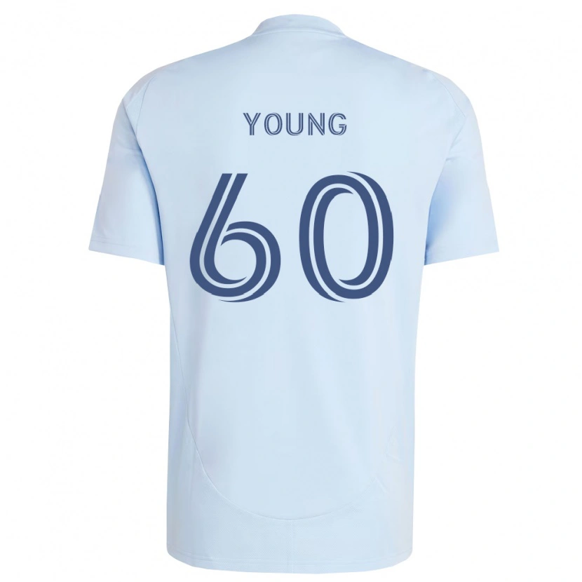 Danxen Pánské Nate Young #60 Světle Modrá Světle Šedá Domů Hráčské Dresy 2026/27 Dres