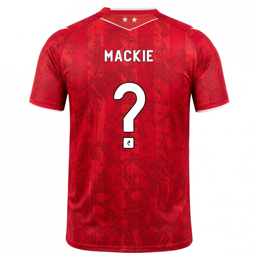 Danxen Pánské Fraser Mackie #0 Červená Bílá Domů Hráčské Dresy 2026/27 Dres