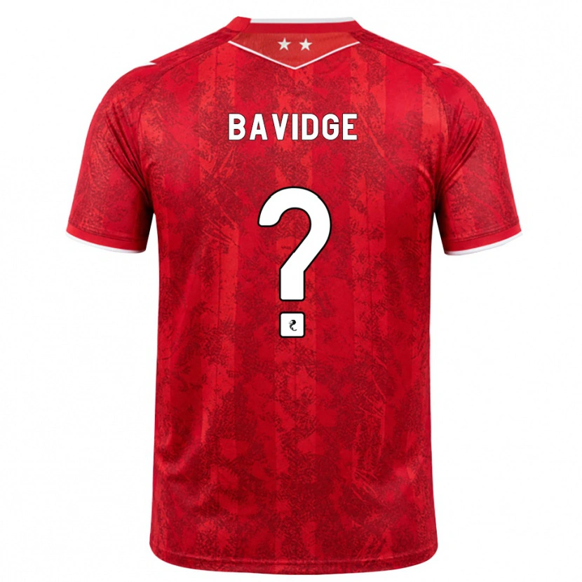 Danxen Pánské Alfie Bavidge #0 Červená Bílá Domů Hráčské Dresy 2026/27 Dres