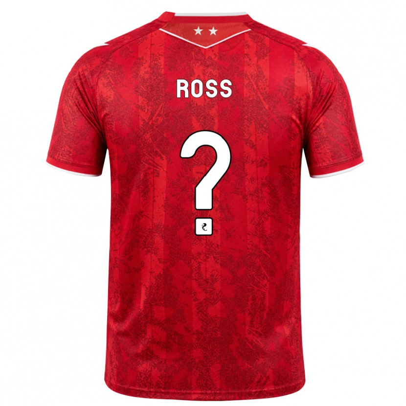 Danxen Pánské Dylan Ross #0 Červená Bílá Domů Hráčské Dresy 2026/27 Dres