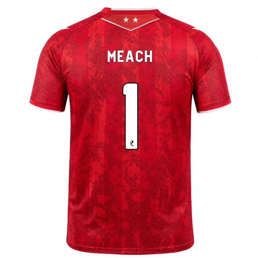 Danxen Pánské Aaliyah-Jay Meach #1 Červená Bílá Domů Hráčské Dresy 2026/27 Dres