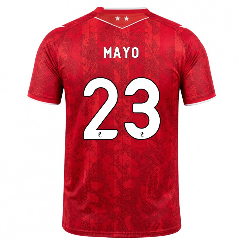 Danxen Pánské Lewis Mayo #23 Červená Bílá Domů Hráčské Dresy 2026/27 Dres
