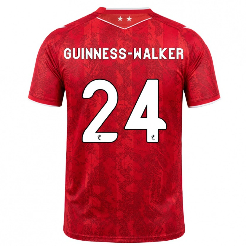 Danxen Pánské Nesta Guinness-Walker #24 Červená Bílá Domů Hráčské Dresy 2026/27 Dres