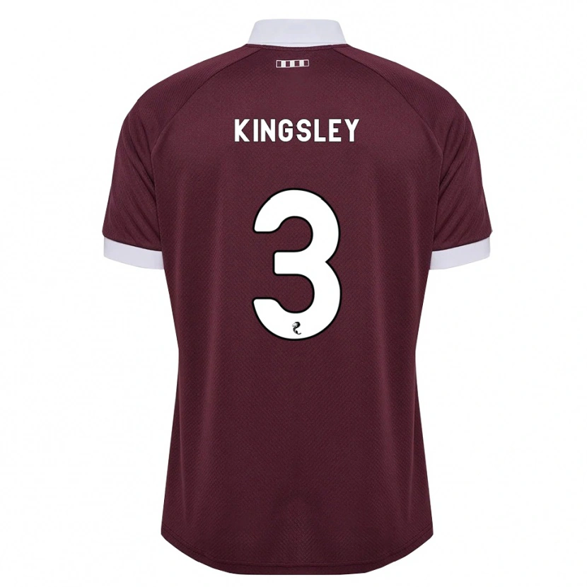 Danxen Pánské Stephen Kingsley #3 Purpurová Bílá Domů Hráčské Dresy 2026/27 Dres