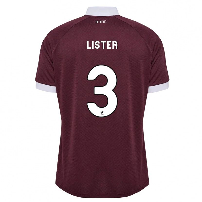 Danxen Pánské Henry Lister #3 Purpurová Bílá Domů Hráčské Dresy 2026/27 Dres