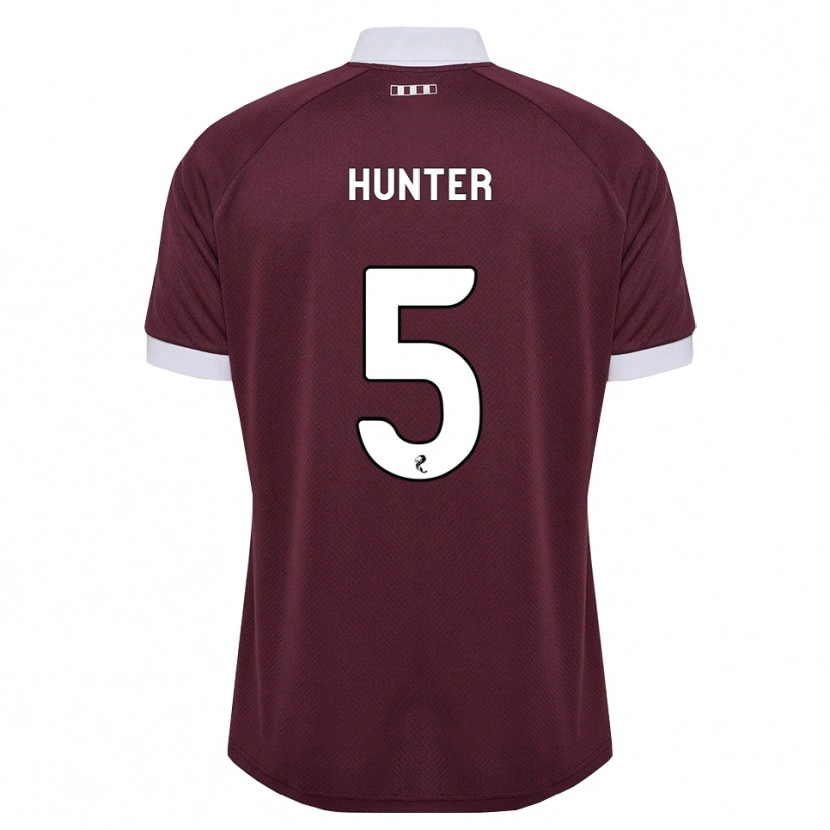 Danxen Pánské Georgia Hunter #5 Purpurová Bílá Domů Hráčské Dresy 2026/27 Dres