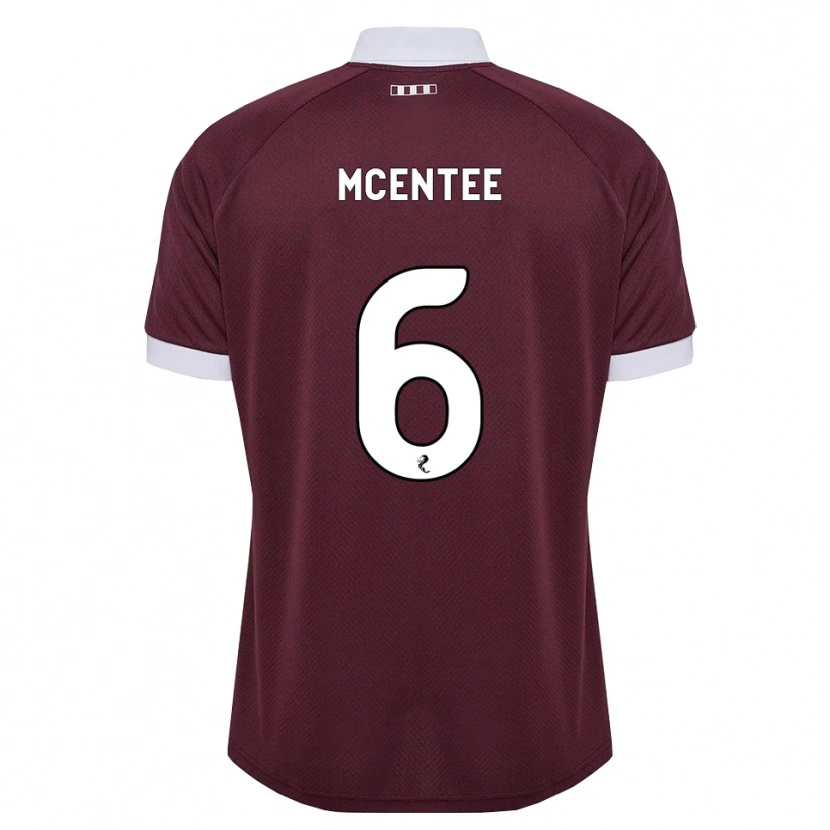 Danxen Pánské Oisin Mcentee #6 Purpurová Bílá Domů Hráčské Dresy 2026/27 Dres